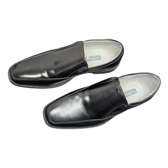 Florsheim Mens Forum Moc Toe Slip-On Dress Shoes 8D Black Leather NIB CM2080 - Picture 8 of 14